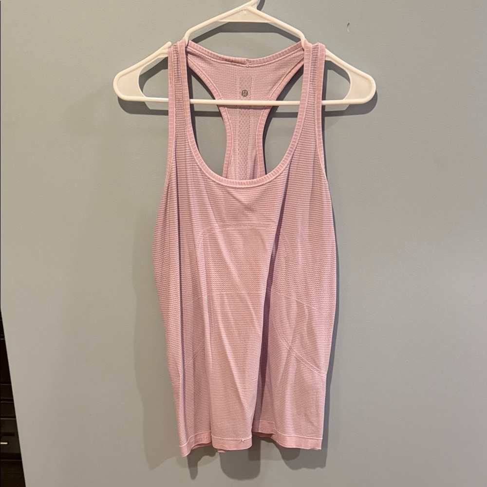 Lululemon Athletica Light Pink Racerback Tank Top